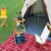 Captain Stag CS Classics UP-2584 Camping Veranda, Storage Shelf, Wooden 3-Tier Rack, Move Rack, W 18.1 inches (460 mm), 2 Adjustable Heights, CS Classics view 2