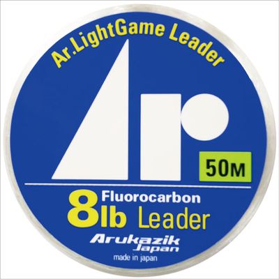 Arukazik Japan 28719 Leader Ar. Light Game Reader, Fluorocarbon, 16.9 ft (50 m), 8lb, Clear