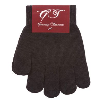 Gravity Threads Winter Full Finger Gloves - Black