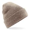 Beechfield Soft Feel Knitted Winter Hat (One Size) (Heather Oatmeal) view 1