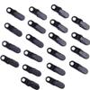 20 Pack Small Tarp Awning Clamp Set - Black Tarp Clips Jaw Tent Snaps for Camping view 1