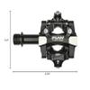 Fan Tactic Clipless BK FUN221-0601A Pedal, Black view 2