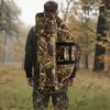 Silfrae Compound Bow Case Soft Bow Padded Case Light-Weight Bow Carry Bag with Arrow Pocket (Withered grass, L) view 2