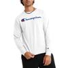 Champion Men's Graphic Classic Jersey Ls Tee, White, Medium view 1