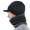AETRUE Winter Hat Skullies Beanies Men Women Knitted Hat Scarf Winter Caps Mask Balaclava Bonnet Cap Wool Fur Beanies Hats 2018 (Dark Grey) view 4