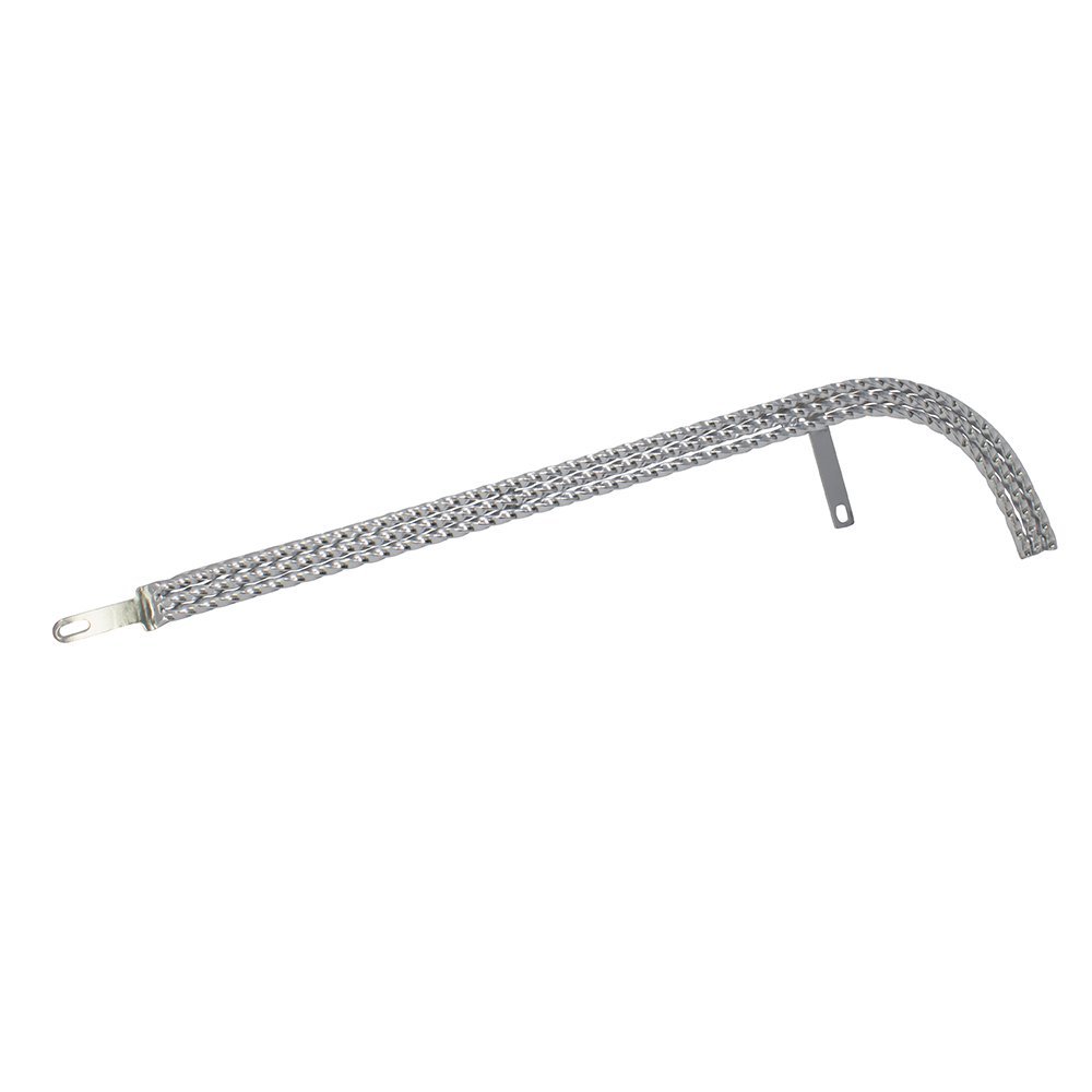 Fenix Beach Cruiser Square Twisted Bike Chain Guard Chrome, (Chrome)