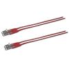 Fenix Double Leather Pedal Toe Bike Straps, Various Colors (Red) view 1