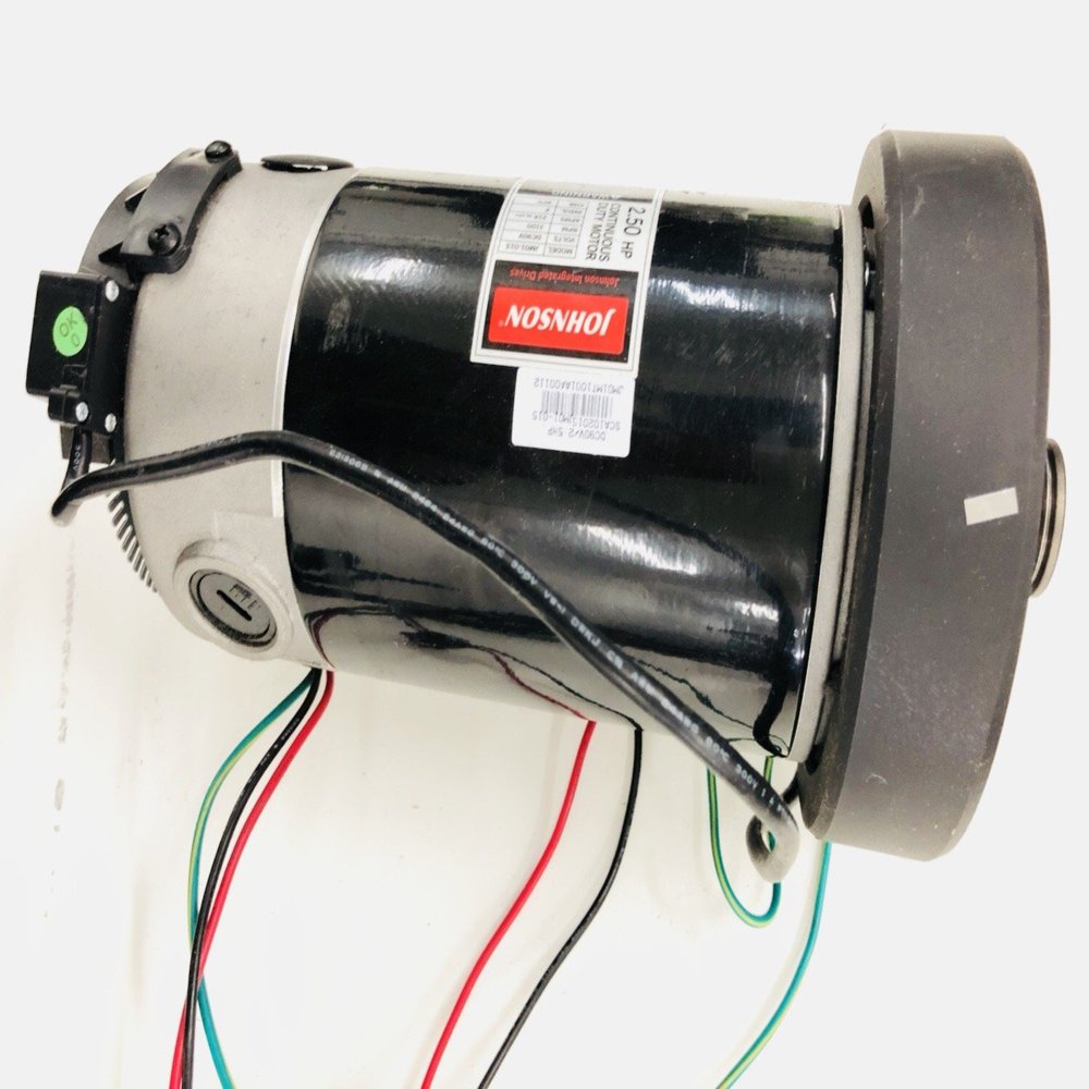 H.F Exchange DC Drive Motor with Flywheel 90VDC, 21A, 2.75HP, 3100rpm, Powerful Duty Permanent Magnet Smooth Operation Easy Replacement Treadmill Motor P/N 1000113141 Work with Livestrong