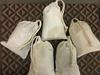 8"x10" COTTON SINGLE DRAWSTRING MUSLIN BAGS (Natural Color) (50) view 3