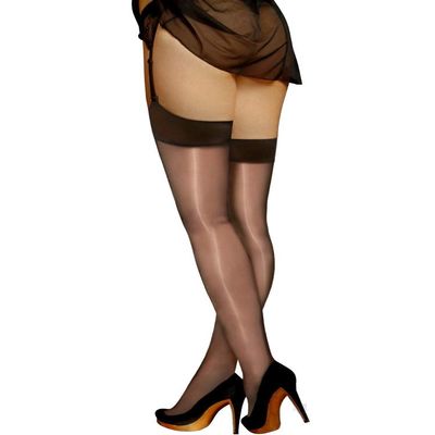 Cecilia de Rafael Vidrio Stockings-Natural-Medium