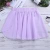 CHICTRY Children's Girl's Dance Sport Classics Chiffon Collection Wrap Over Skirt Lavender 5-6 view 3