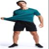 Akilex Mens Running Dry Fit T-Shirt Athletic Outdoor Short Sleeve Comfortable Sports Top view 3