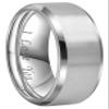 CROWNAL 4mm 6mm 8mm Titanium Wedding Couple Bands Rings Men Women Matte Brush Center Beveled Edges Engraved I Love You Comfort Fit Size 4 To 16 (8mm,7) view 1