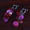 Grace Jun New Multi-layer Shell Dangle Drop Earrings and Clip on Earrings No Pierced for Women (361Clip-on) view 2
