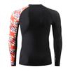HUGE SPORTS Men's Splice UV Sun Protection UPF 50+ Skins Rash Guard Long Sleeves(Bee Together, 2XL) view 4