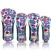 Taboo Fashions Monaco Golf Club Covers for Women - Numbered Golf Headcovers Set for Driver, Fairway and Hybrid Clubs - Weather Resistant, Pack of 4 (Bedrock) view 1