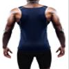 NELEUS Men's 3 Pack Compression Shirts Athletic Dry Fit Tank Top,Black,Grey,Navy Blue,2XL,EUR 3XL view 3