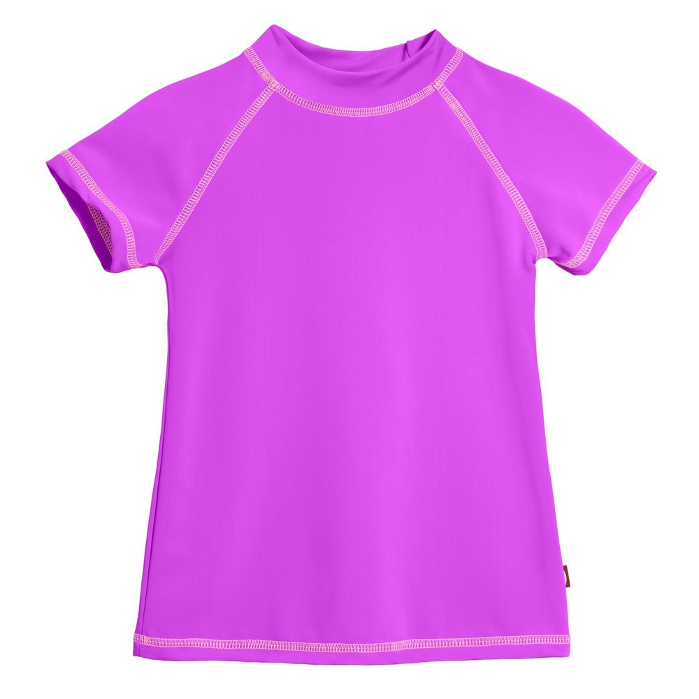 Deep Purple UPF 50+ Short Sleeve Rashguard for Girls by City Threads