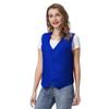 TopTie Unisex Button Vest Work Wear Uniform Vest-Blue-XXL view 1