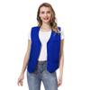TopTie Unisex Button Vest Work Wear Uniform Vest-Blue-XXL view 4