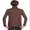 Boy's Oh So Soft Turtleneck Brown Large view 3