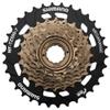SHIMANO,One Size,Silber/Schwarz,EMFTZ5007434 Tourney/TY MF-TZ500 7-Speed Multiple Freewheel, 14-34 Tooth, Default view 1
