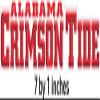 7 Inch University of Alabama Crimson Tide ACT Logo Removable Wall Decal Sticker Art NCAA Home Room Decor 7 by 1 Inches view 2