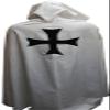 Medieval Warrior LARP Cosplay Costume Templar Knights Cape Cross Cloak ABS (White, Chest Size - 52 inch) view 2