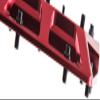 DMR Vault-Midi Pedals, 9/16" - red VAULTMIDI-R view 4