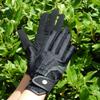 Rhinegold Elite Nubuck Suede Stretch Glove-Medium-Black view 1