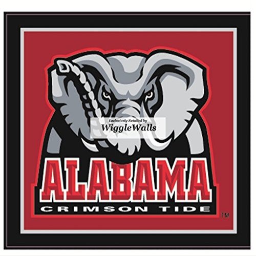 5 Inch Big Al University of Alabama Crimson Tide A Logo ACT Removable Wall Decal Sticker Art NCAA Home Room Decor 5 by 4 1/2 Inches