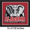 5 Inch Big Al University of Alabama Crimson Tide A Logo ACT Removable Wall Decal Sticker Art NCAA Home Room Decor 5 by 4 1/2 Inches view 2
