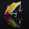 LENPABY?10pcs Sinking Rattling Wiggler VIB Lipless Crankbaits Hard Fishing Lures Vibe Vibration Rattle Hooks for Sea Bass & Trout 5.5cm/2.16"/10g view 2