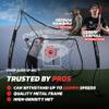 PowerNet Baseball & Softball Practice Net 7x7 FT with Accessories for Practice Pitching & Batting, Weighted Ball, Strike Zone Attachment (Pitching Kit, Black) view 2