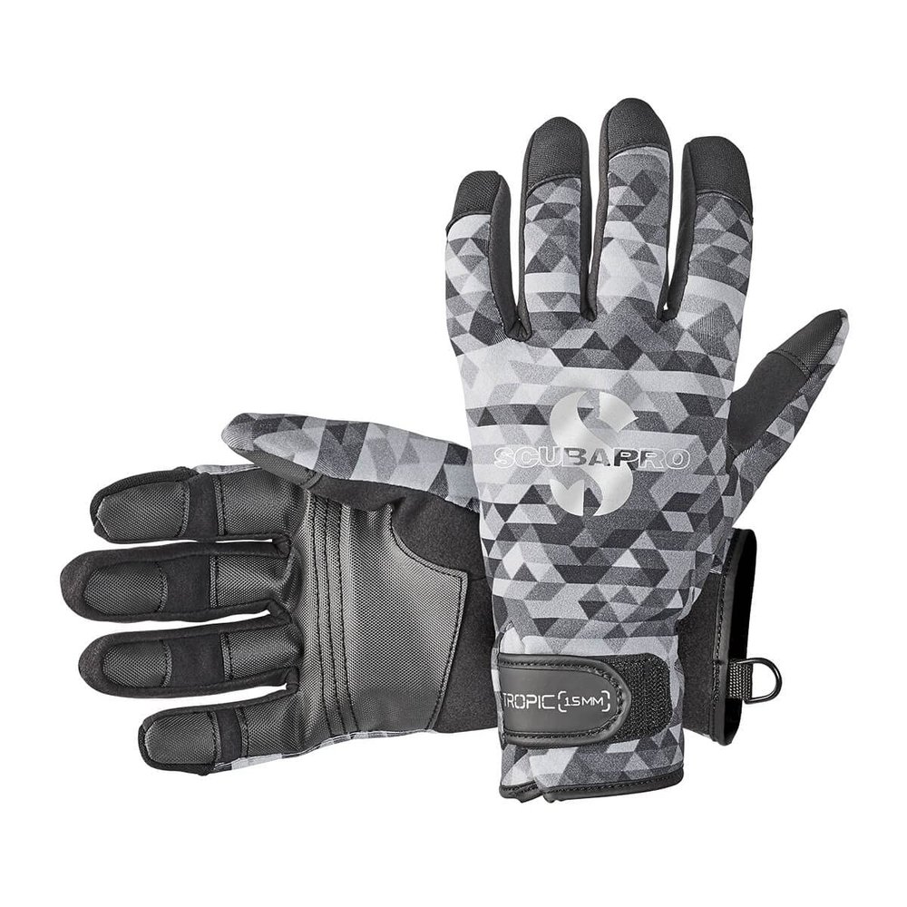 SCUBAPRO Tropic 1.5mm Diving Glove, Unisex, 2XL, Graphite
