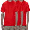AlStyle Men's Classic Cotton Crew Neck Short Sleeve Plain T-Shirt 3-Pack-Assorted (Medium, Red, Red, Red) view 1