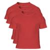 AlStyle Men's Classic Cotton Crew Neck Short Sleeve Plain T-Shirt 3-Pack-Assorted (Medium, Red, Red, Red) view 2