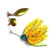 LENPABY 4pcsSpinnerbait/buzzbait Fishing Lure Spinner Baits Kit with Custom Hand Holographic Painted Blades 21g view 3