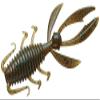 Evergreen Worm Antlion 3.3-Inch Lure, Green Pumpkin Blue #33