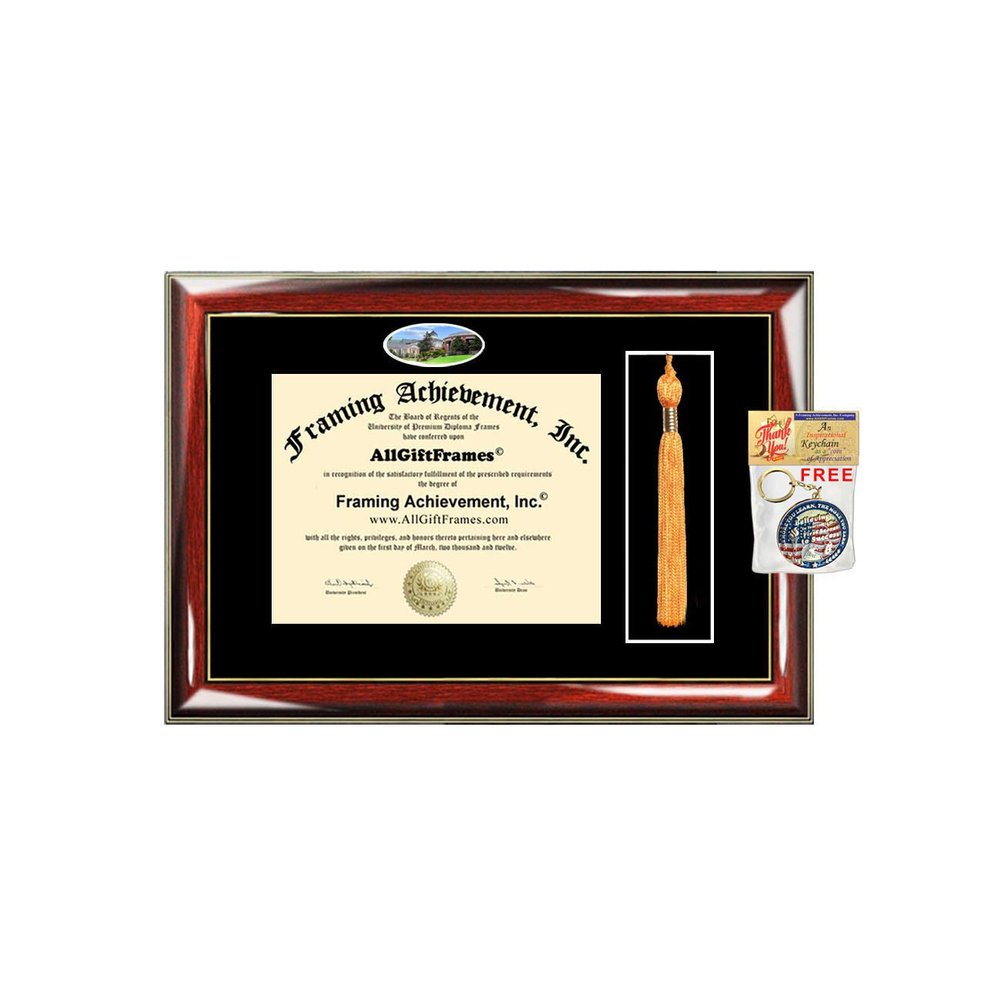AllGiftFrames Appalachian State University Diploma Frame School Campus Photo ASU Double Matted Degree Framing Document Graduation Gift Bachelor Master MBA Doctorate PHD Certificate Holder Case