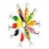 LENPABY 10pcs Mini Fishing Casting Metal Spoon Lure Grasshoppers Shape for Bass Trout and Pike 4.3cm/1.69"/6g view 2