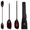 Z&J SPORT Whitewater Kayak Paddle, Durable Translucent Fiberglass Kayak Paddle Blade with Carbon Shaft for Whitewater,River Running, Creeking or Coastal Rock Gardening (Straight Shaft,192cm) view 1