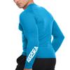 AXESEA Men Long Sleeve Rashguard UPF 50+ Rash Guard Shirt Swimwear Athletic Tops Size S-XXL Aqua view 3