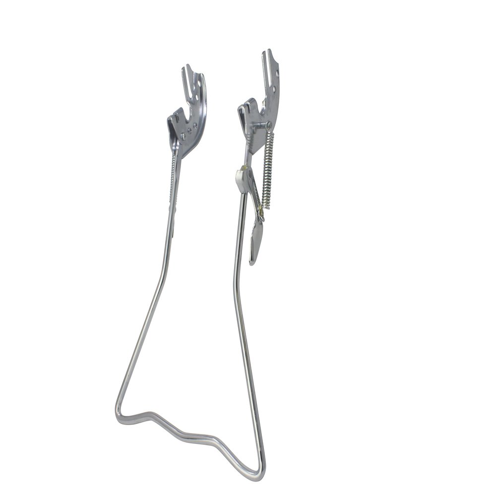 Fenix Traditional Bike Kickstand W/Lock & Springs Fits 20" to 28" FX-11A, (Chrome)