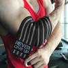 HYFAN Professional Wrist Elbow Knee Wraps Elastic Straps Brace Support Protector for Weightlifting Workout Bodybuilding Gym Fitness (Elbow, Gray) view 2