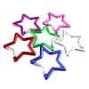 SWATOM Aluminum Star Shape Carabiner Clip Spring Snap Hook Keyring Carabiners Keychains Outdoor Accessories (2.6 Inch) view 1