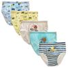 CHUNG Little boys Toddlers Cotton Briefs Underwear 5 Pack, Dig Truck, 7Y view 1