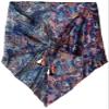 LAUNDRY BY SHELLI SEGAL Women's Paisley Floral Triangular Wrap Accessory, midnight multi, One Size view 1