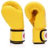 Fairtex BGV1 Muay Thai Boxing Training Sparring Gloves for Men, Women, Kids| Premium Quality, Light Weight & Shock Absorbent 14 oz Boxing Gloves -Yellow view 4