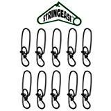 Stay-lok 10 Pack Size 3 150 lb Snaps Stringease Stay Lock Snap Fishing Snap Leaders